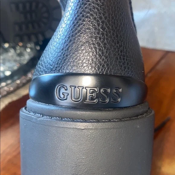 Guess Black and Tan Ankle Boots - Picture 7 of 11